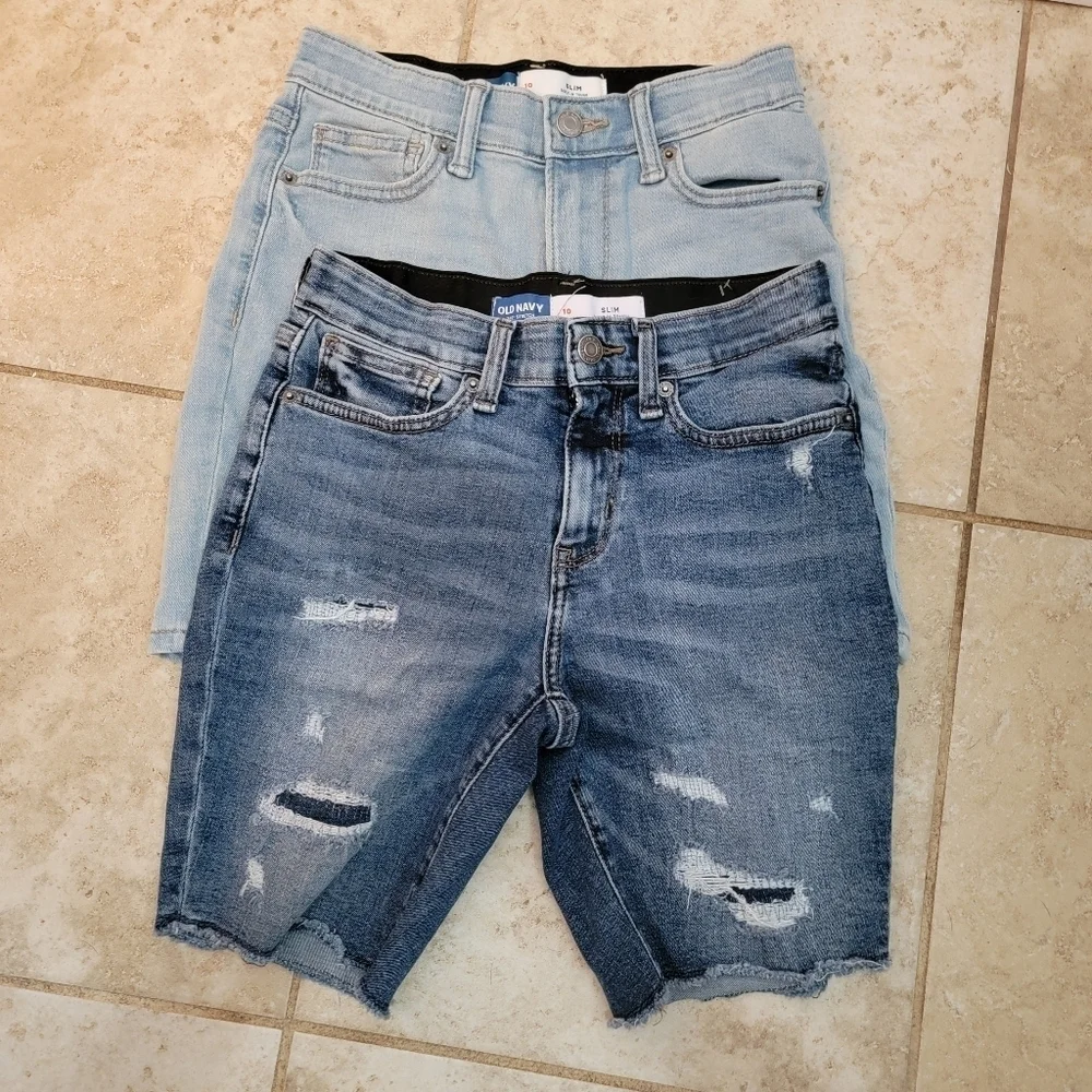 Old Navy Shorts Size 10 Slim 2 Pairs